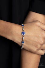 Load image into Gallery viewer, Paparazzi Accessories ❋Amor Actually - Blue Bracelet❋ Flat Rate Ship $4.50❋
