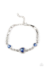 Load image into Gallery viewer, brought-to-you-by-blingflingbykat-amor-actually-blue-bracelet-paparazzi-accessories-
