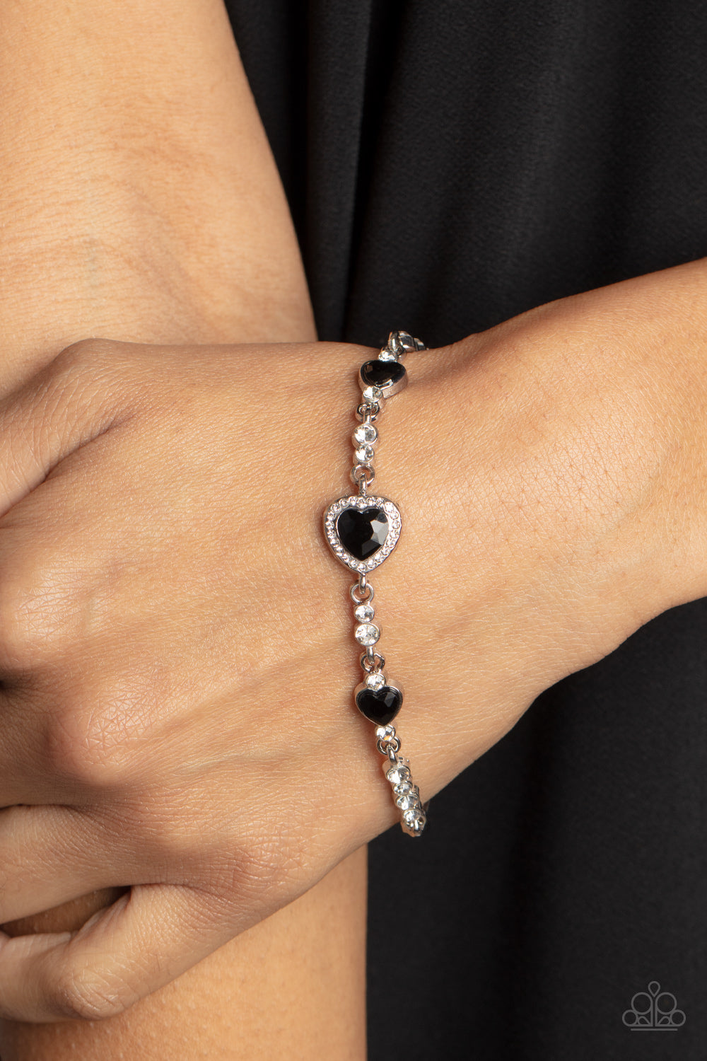 Paparazzi Accessories ❋Amor Actually - Black Bracelet❋ Flat Rate Ship $4.50❋