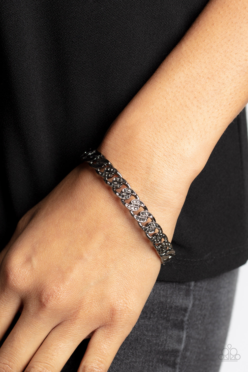 Paparazzi Accessories ❋Some Serious Shimmer - Black Bracelet❋ Flat Rate Ship $4.50❋