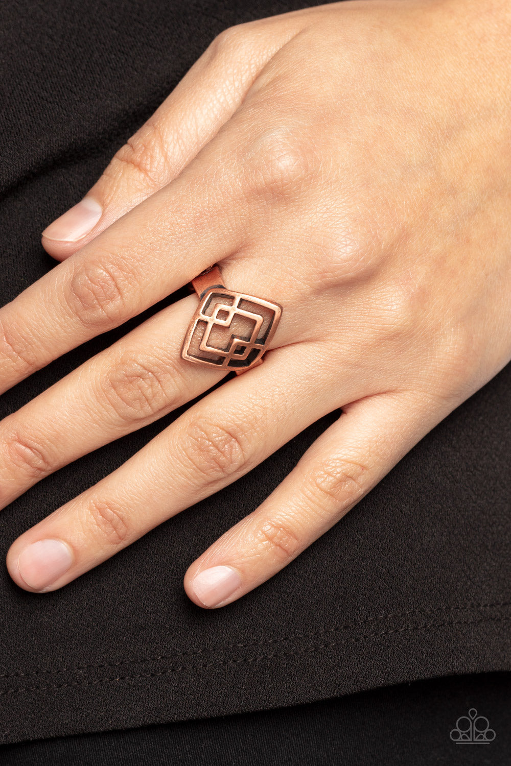 Paparazzi Accessories ❋Diamond Duo - Copper Ring❋ Flat Rate Ship $4.50❋