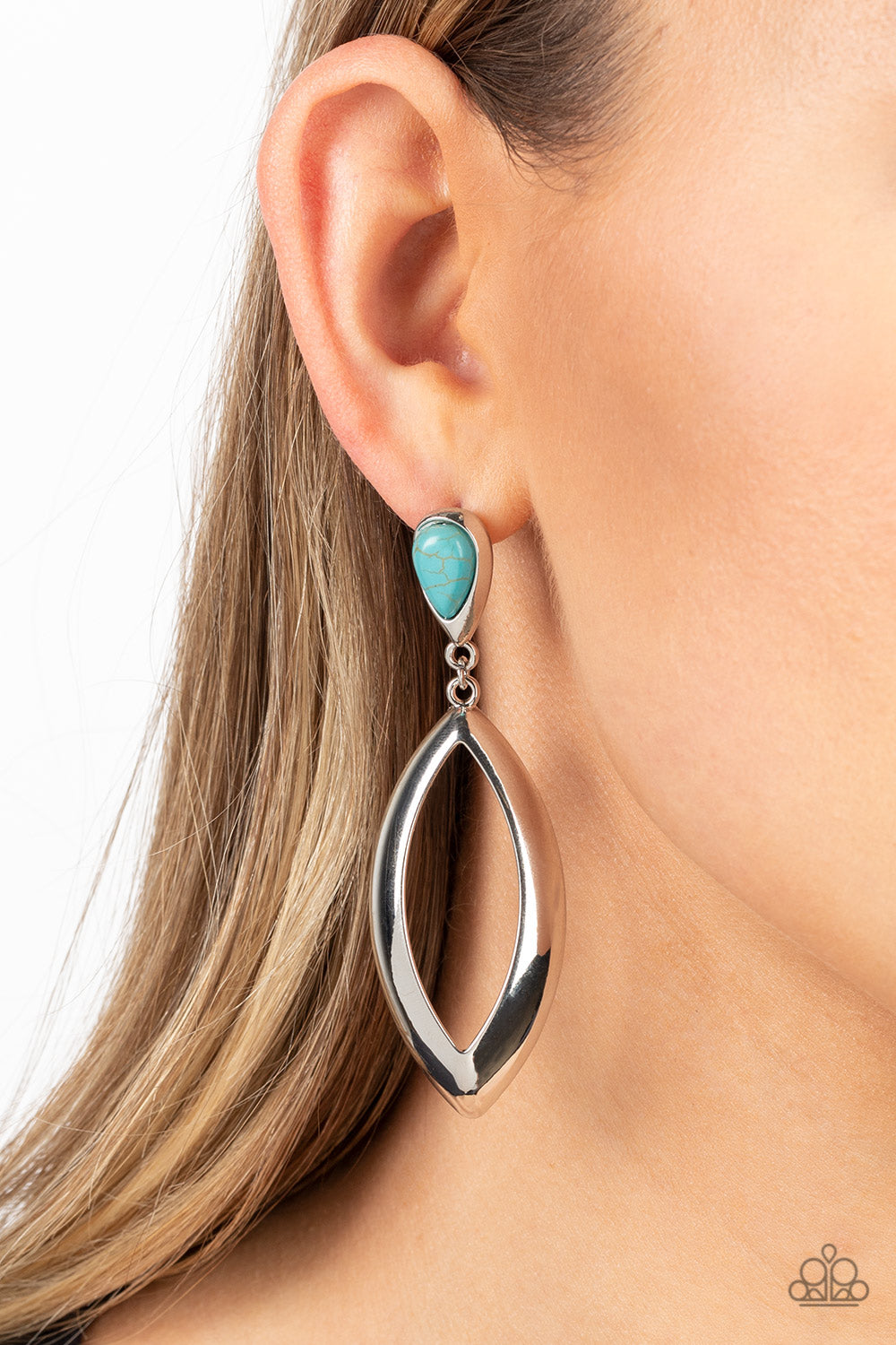 Paparazzi Accessories ❋Artisan Anthem - Blue Post Earrings❋ Flat Rate Ship $4.50❋