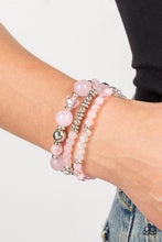 Load image into Gallery viewer, Paparazzi Accessories ❋Shoreside Stroll - Pink Bracelet❋ Flat Rate Ship $4.50❋
