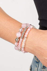 Paparazzi Accessories ❋Shoreside Stroll - Pink Bracelet❋ Flat Rate Ship $4.50❋
