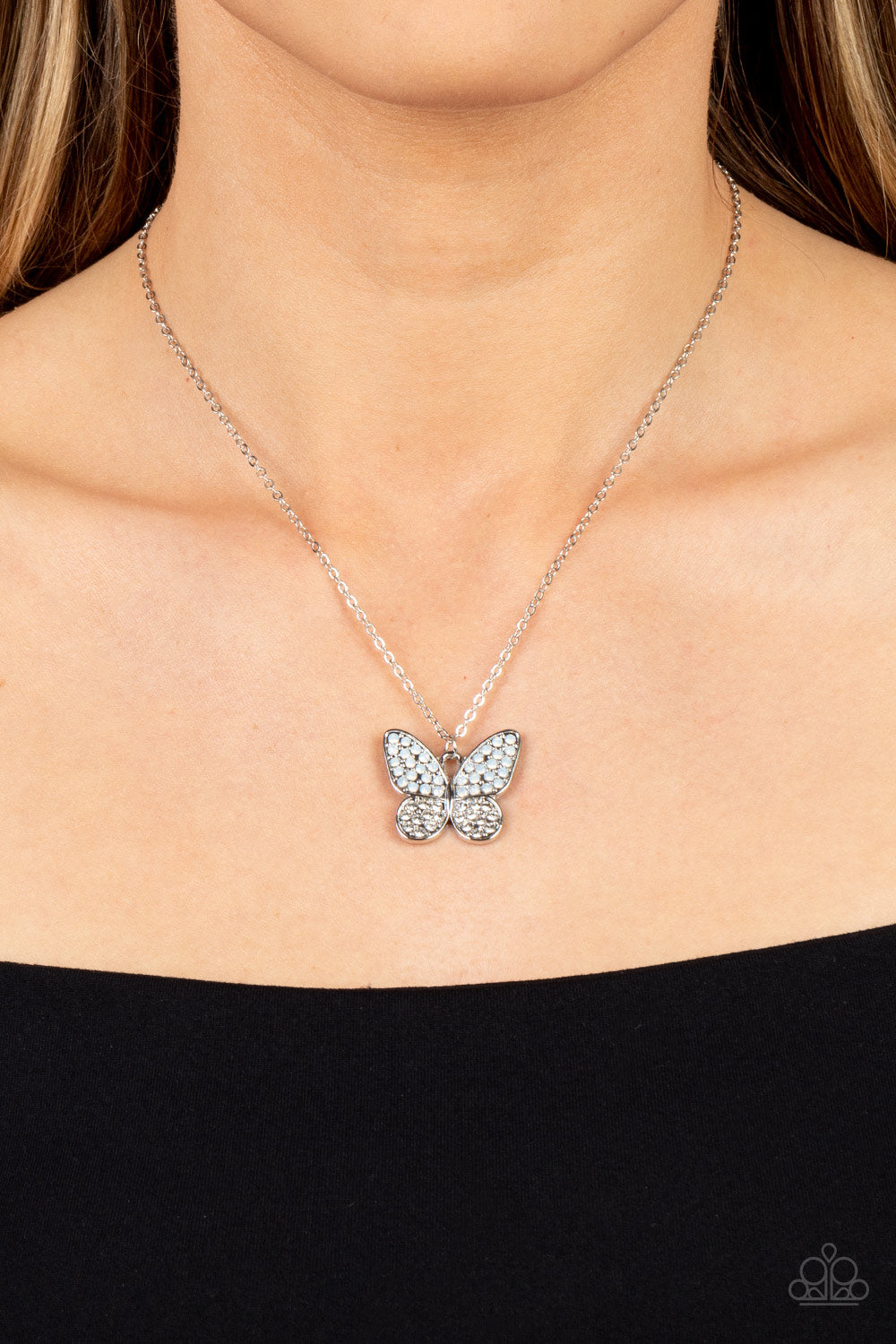 Paparazzi Accessories ❋Flutter Forte - White Necklace❋ Flat Rate Ship $4.50❋