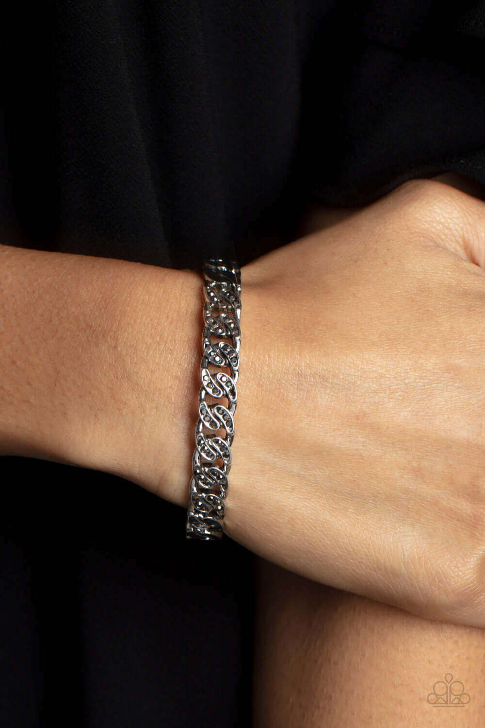 Paparazzi Accessories ❋Some Serious Shimmer - Silver Bracelet❋ Flat Rate Ship $4.50❋ - Image #2