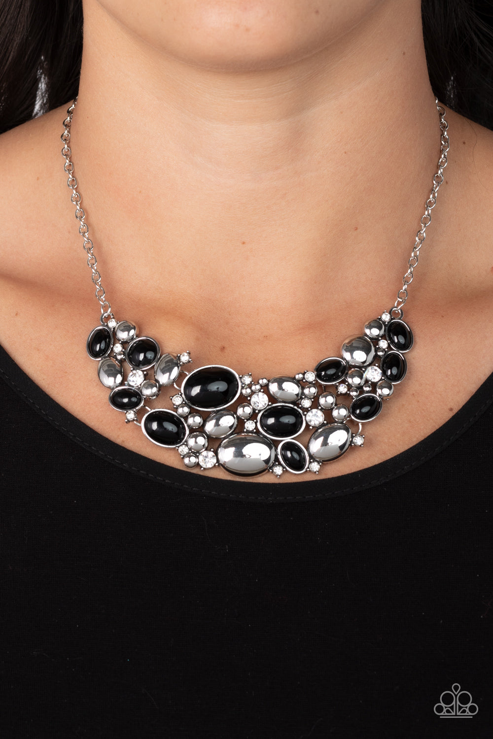 Paparazzi Accessories ❋Contemporary Calamity - Black Necklace❋ Flat Rate Ship $4.50❋