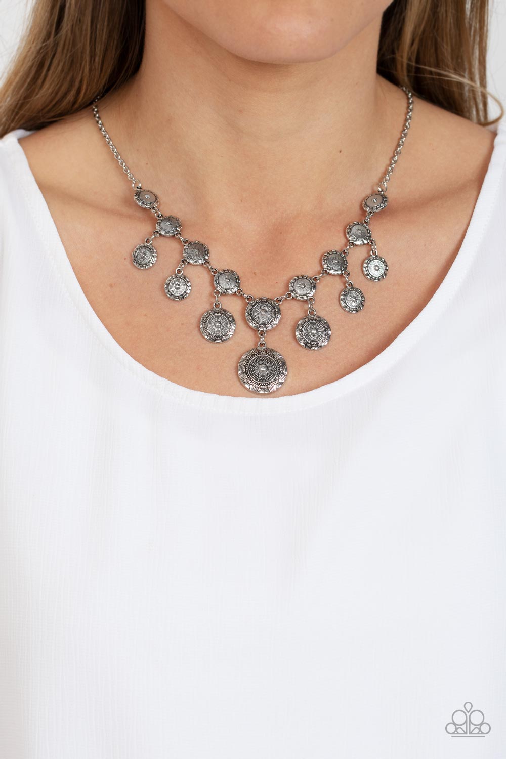 Paparazzi Accessories ❋Sahara Stars - Silver Necklace❋ Flat Rate Ship $4.50❋
