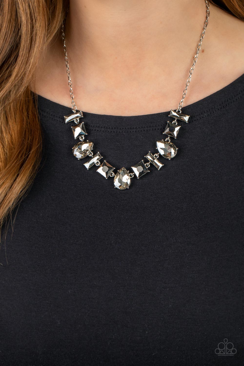 Paparazzi Accessories ❋Interstellar Ice - Silver Necklace❋ Flat Rate Ship $4.50❋