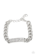 Load image into Gallery viewer, brought-to-you-by-blingflingbykat-icy-impact-white-bracelet-paparazzi-accessories-
