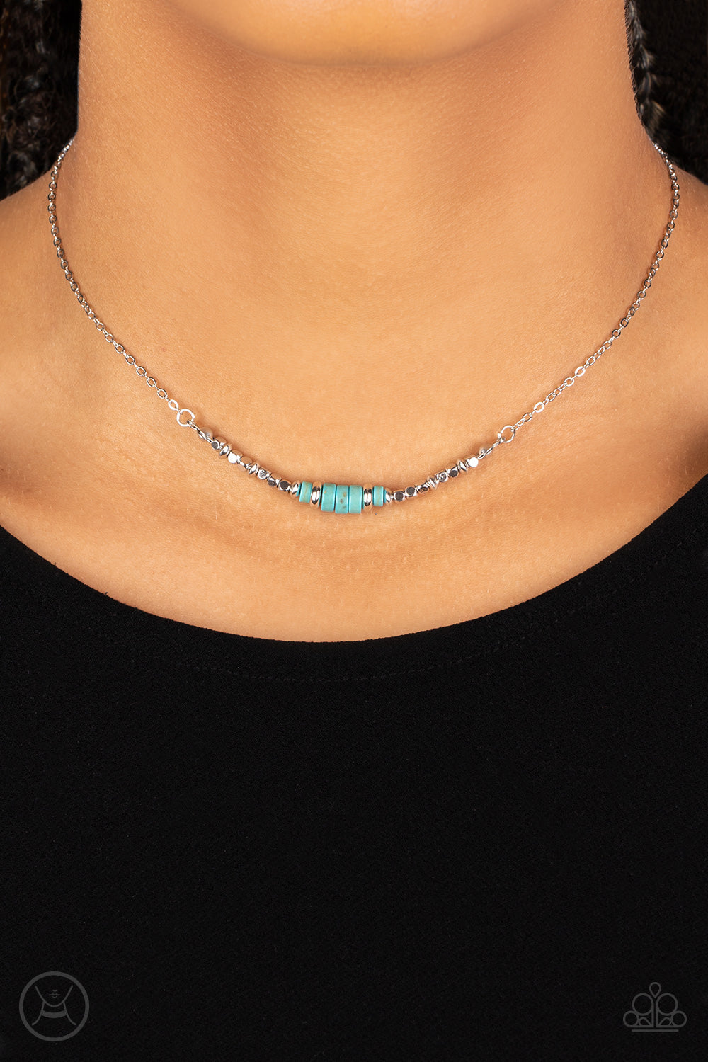 Paparazzi Accessories ❋Retro Rejuvenation - Blue Necklace❋ Flat Rate Ship $4.50❋