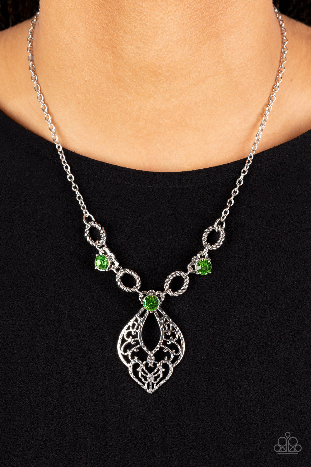 Paparazzi Accessories ❋Contemporary Connections - Green Necklace❋ Flat Rate Ship $4.50❋
