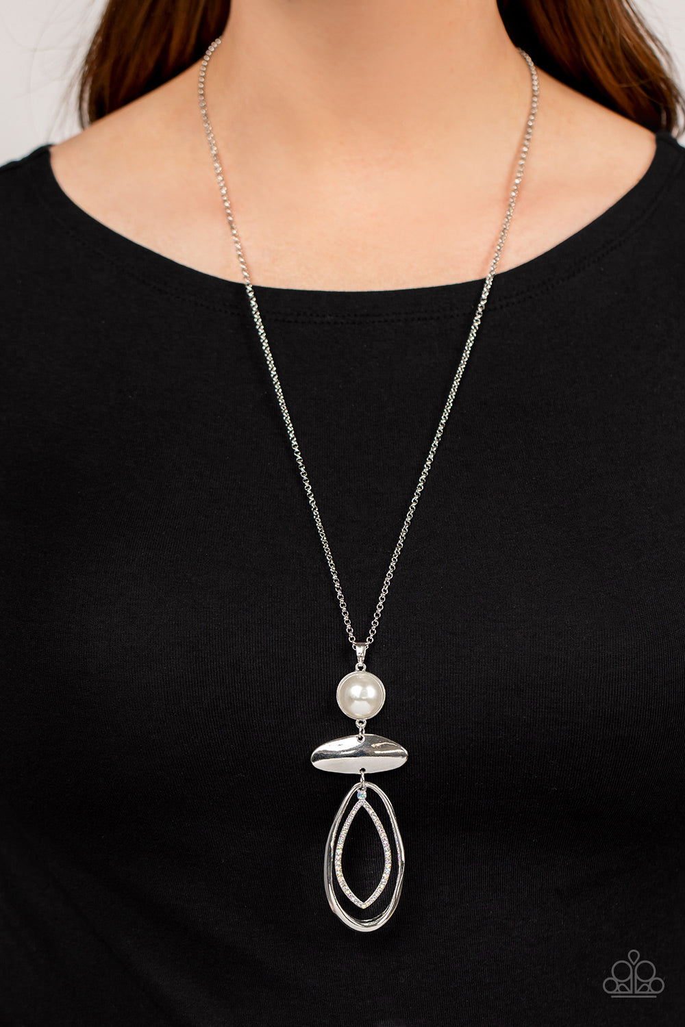 Paparazzi Accessories ❋Modern Day Demure - White Necklace❋ Flat Rate Ship $4.50❋