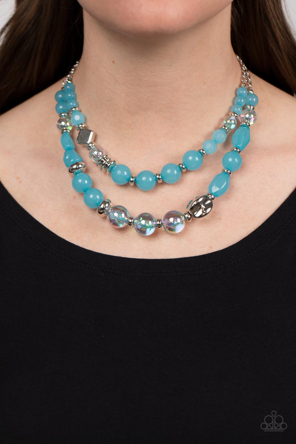 Paparazzi Accessories ❋Mere Magic - Blue Necklace❋ Flat Rate Ship $4.50❋