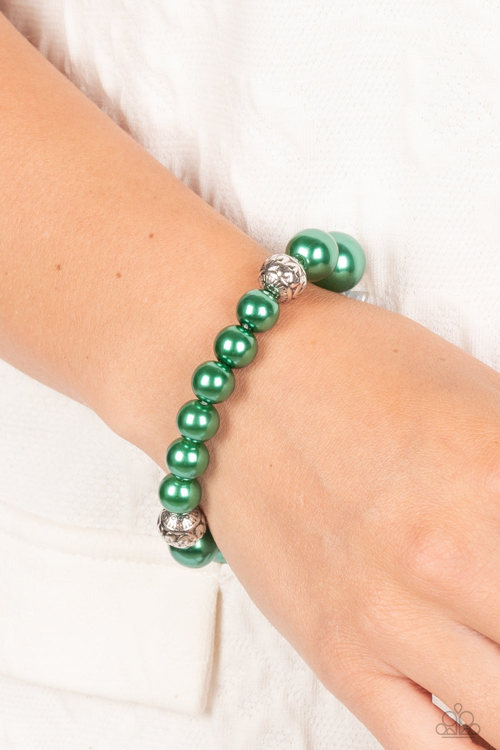 Paparazzi Accessories ❋Royal Reward - Green Bracelet❋ Flat Rate Ship $4.50❋