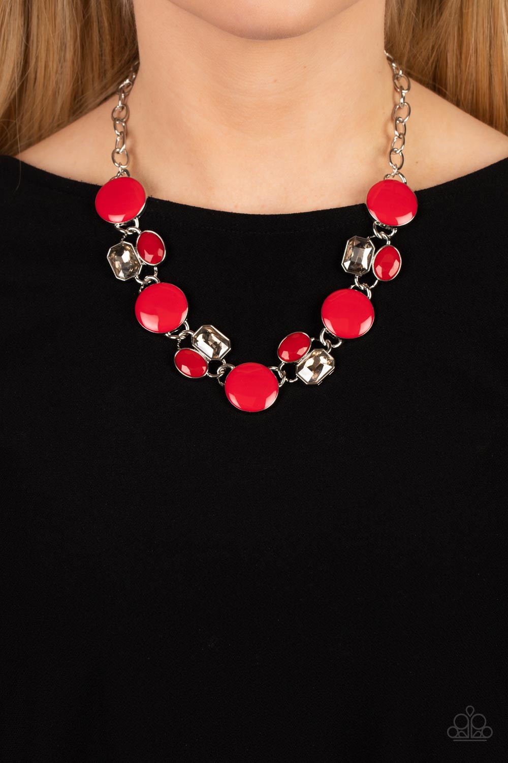Paparazzi Accessories ❋Dreaming in MULTICOLOR - Red Necklace❋ Flat Rate Ship $4.50❋