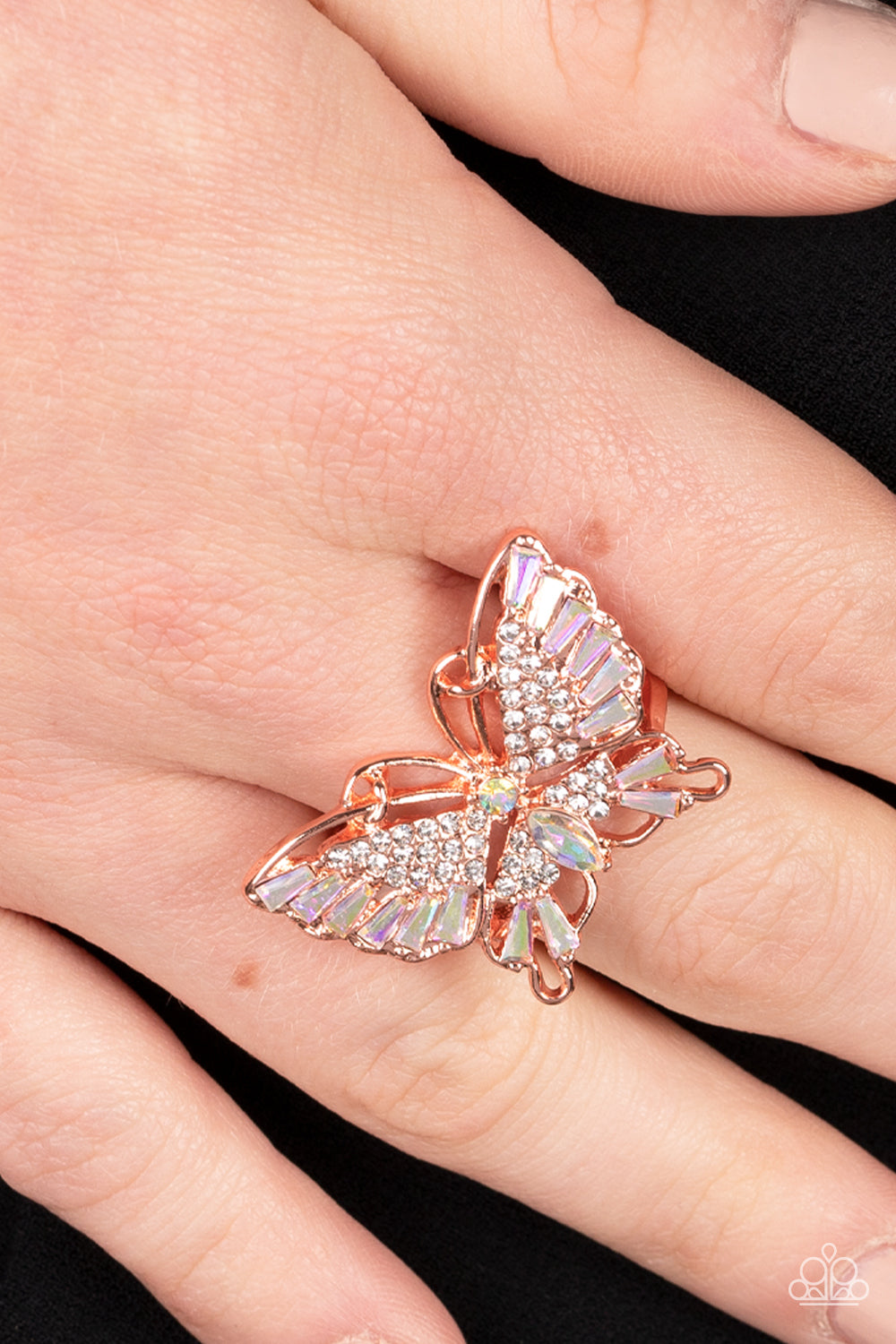 Paparazzi Accessories ❋Fearless Flutter - Copper Ring❋ Flat Rate Ship $4.50❋