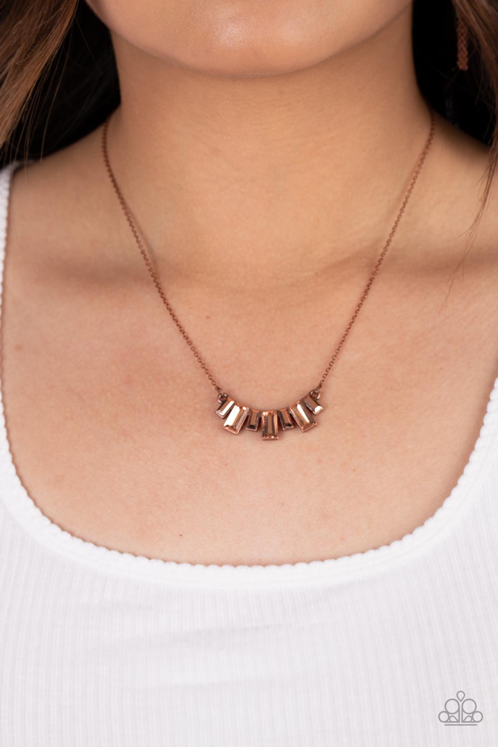 Paparazzi Accessories ❋Hype Girl Glamour - Copper Necklace❋ Flat Rate Ship $4.50❋