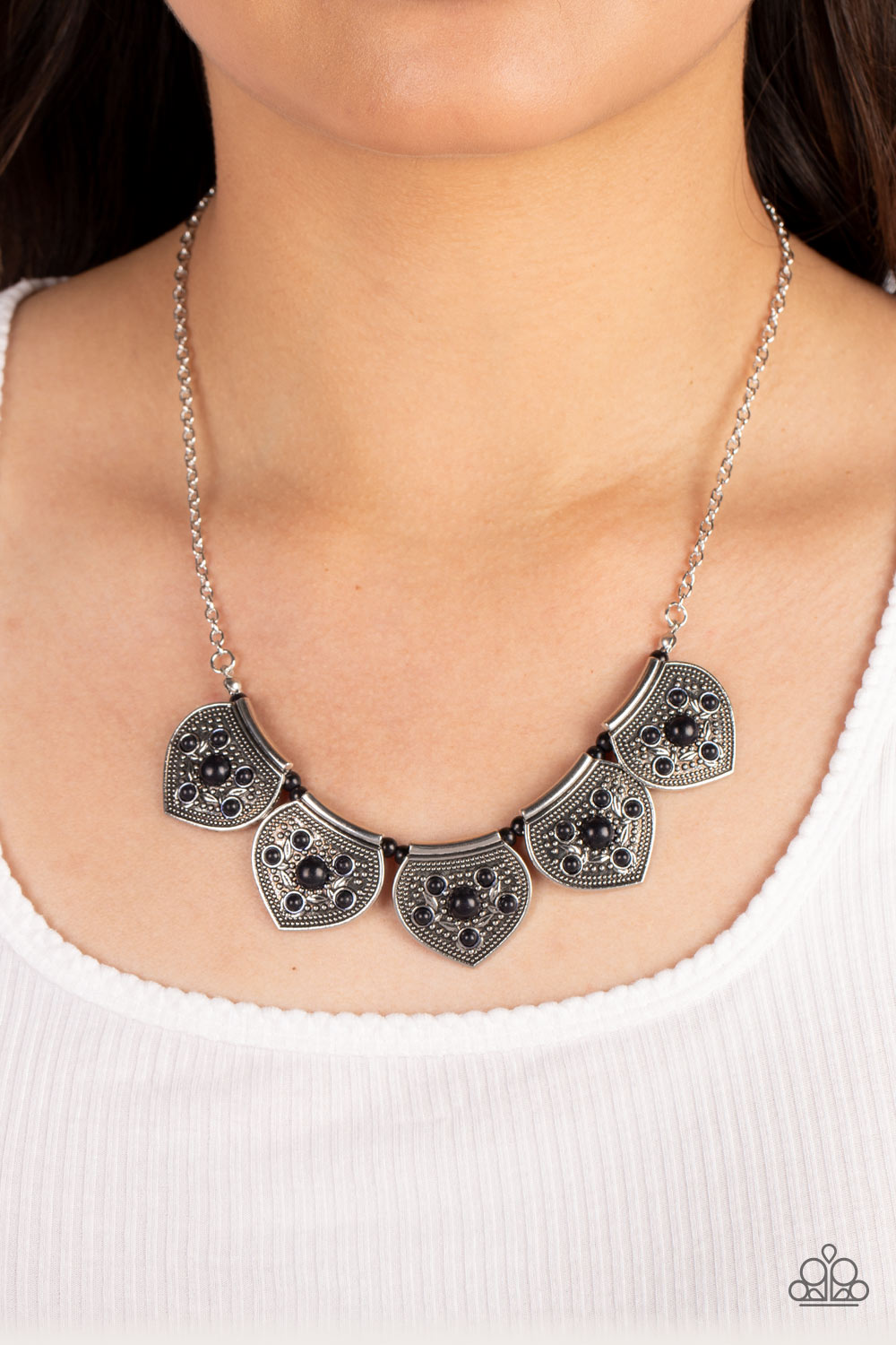 Paparazzi Accessories ❋Badlands Basin - Black Necklace❋ Flat Rate Ship $4.50❋