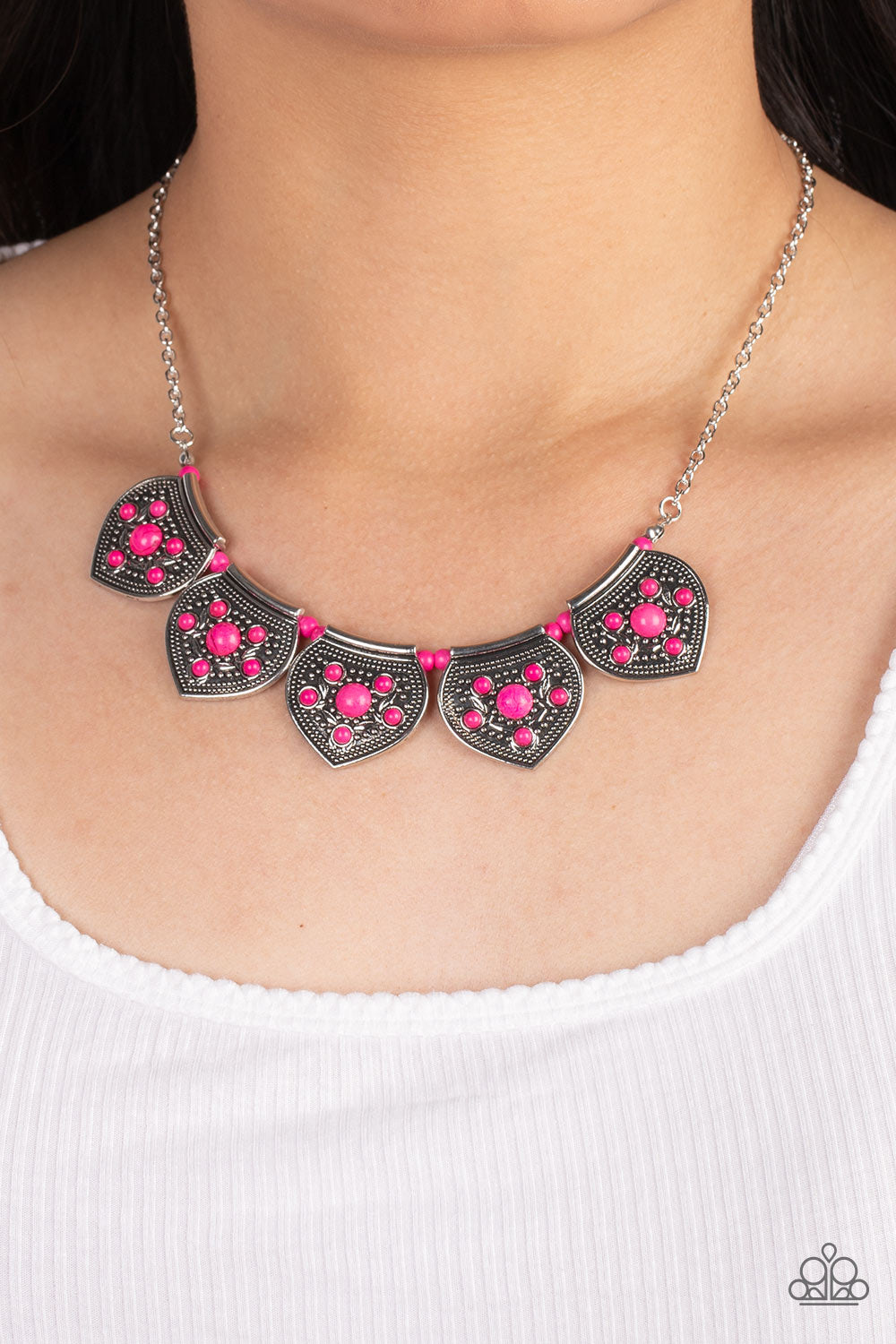 Paparazzi Accessories ❋Badlands Basin - Pink Necklace❋ Flat Rate Ship $4.50❋