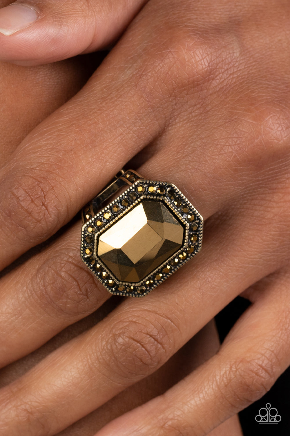 Paparazzi Accessories ❋A Royal Welcome - Brass Ring❋ Flat Rate Ship $4.50❋