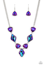 Load image into Gallery viewer, brought-to-you-by-blingflingbykat-glittering-geometrics-purple-necklace-paparazzi-accessories-
