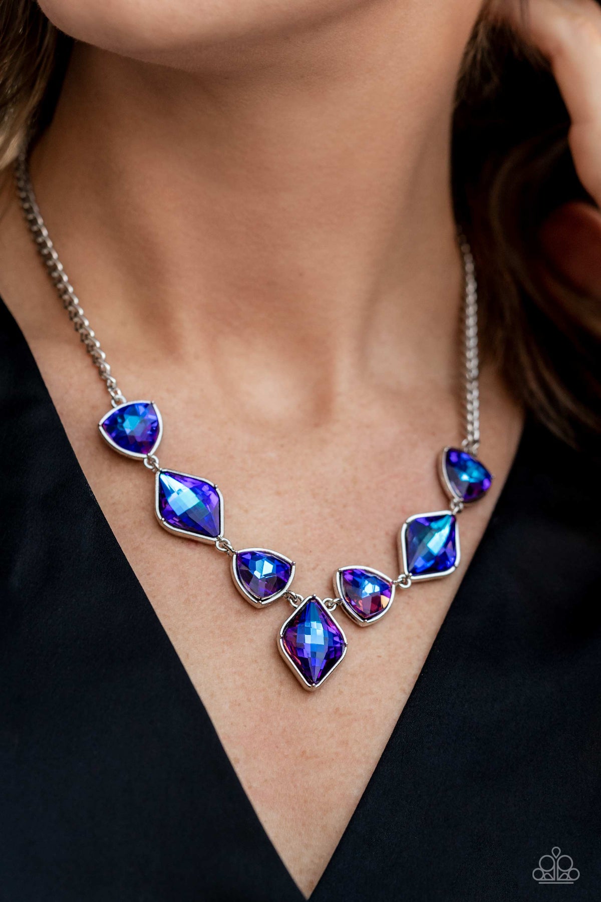 Paparazzi Accessories ❋Glittering Geometrics - Purple Necklace❋ Flat Rate Ship $4.50❋