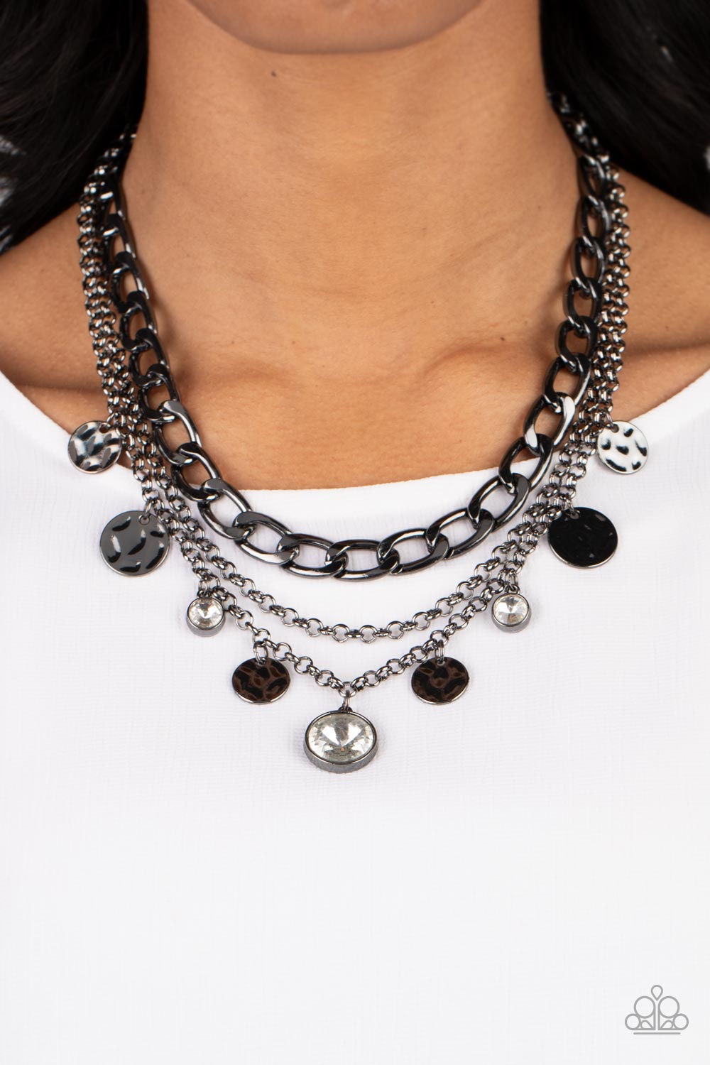 Paparazzi Accessories ❋Industrial Noise - Black Necklace❋ Flat Rate Ship $4.50❋