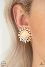 Load image into Gallery viewer, Paparazzi Accessories ❋Get Rich Quick - Gold Clip-On❋ Flat Rate Ship $4.50❋ - Image #2
