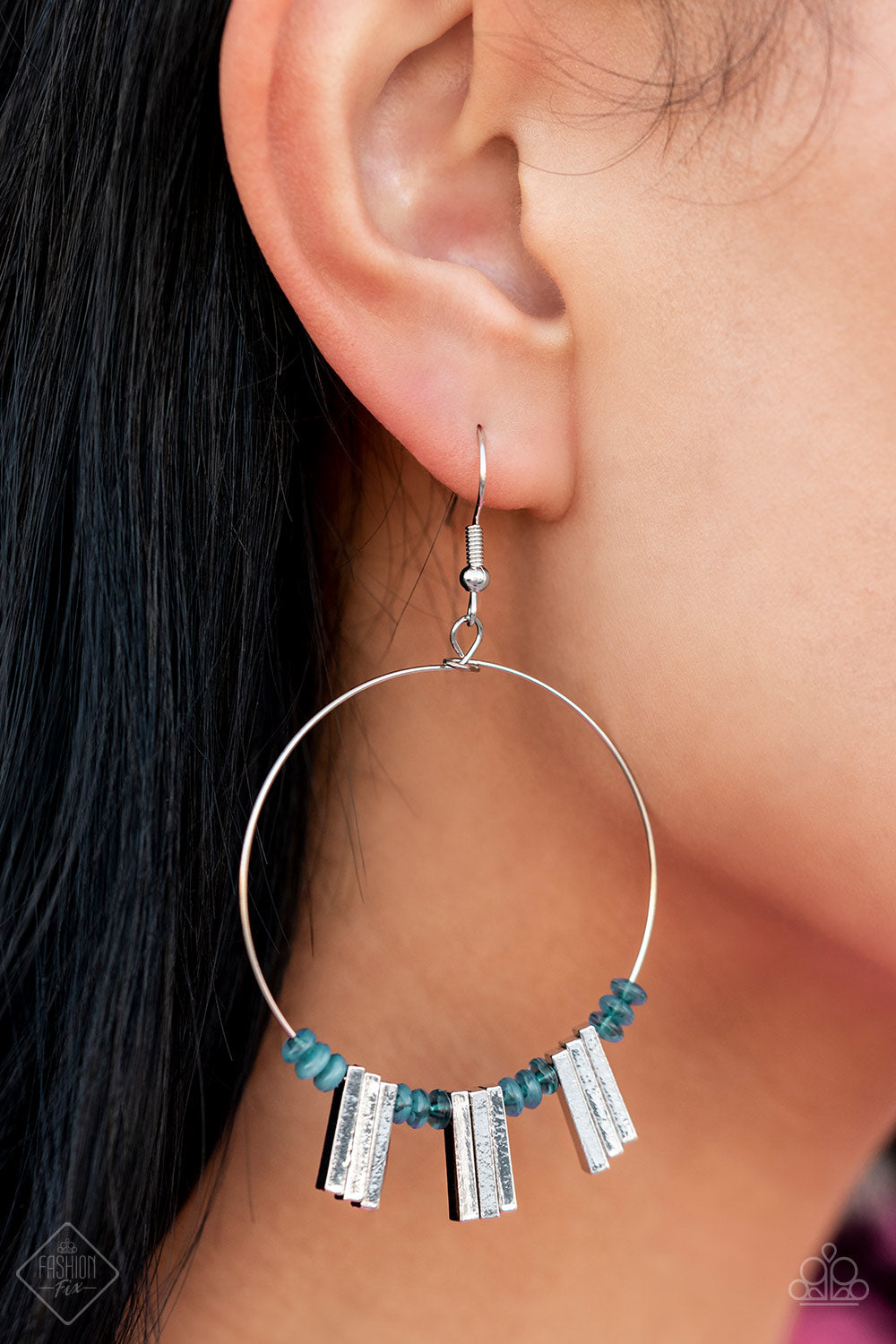 Paparazzi Accessories ❋Luxe Lagoon - Blue Earrings❋ Flat Rate Ship $4.50❋