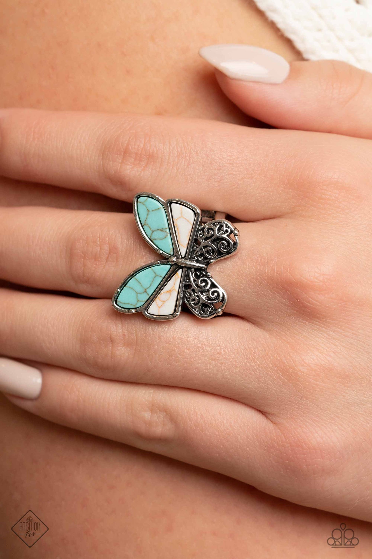 Paparazzi Accessories ❋Wild Wings - Blue Ring❋ Flat Rate Ship $4.50❋