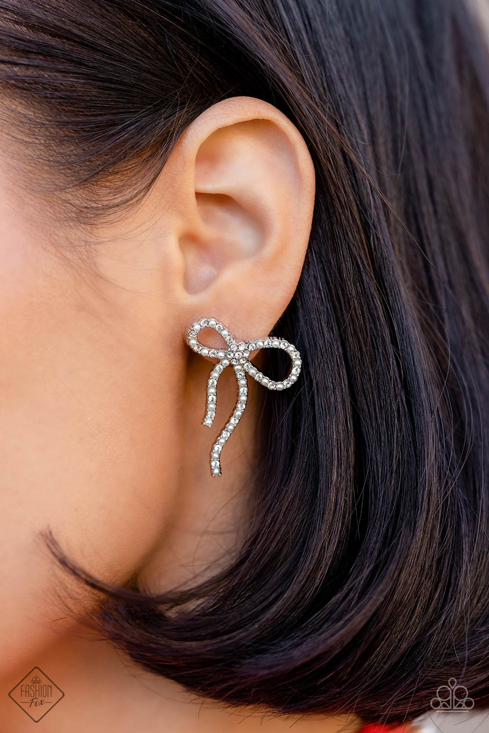Paparazzi Accessories ❋Deluxe Duet - White Post Earrings❋ Flat Rate Ship $4.50❋