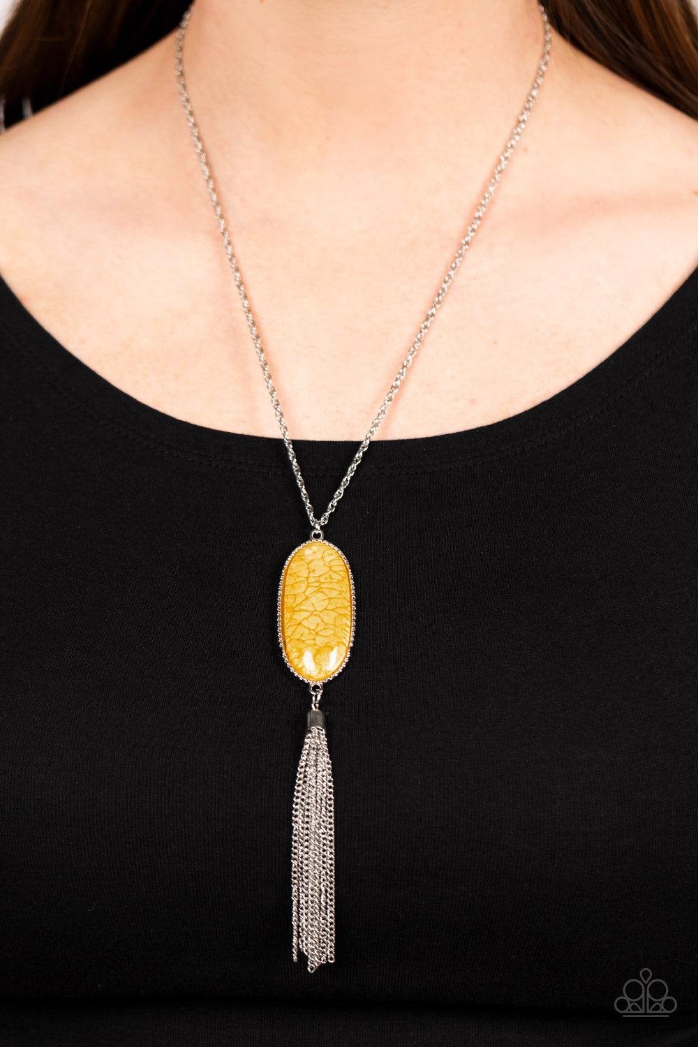 Paparazzi Accessories ❋Southern Stroll - Yellow Necklace❋ Flat Rate Ship $4.50❋ - Image #2
