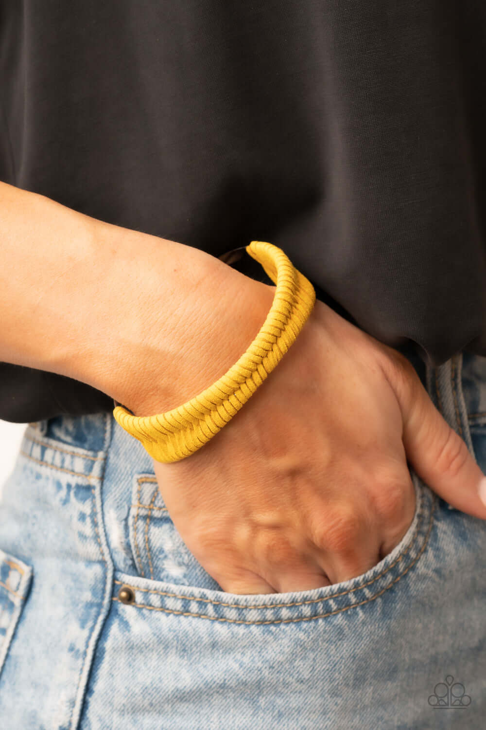 Paparazzi Accessories ❋Desert Odyssey - Yellow Bracelet❋ Flat Rate Ship $4.50❋ - Image #2