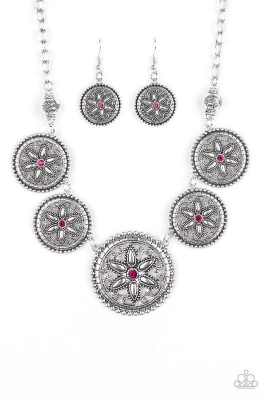 brought✽to✽you✽by✽blingflingbykat✽written-in-the-star-lilies-pink-necklace✽paparazzi-accessories