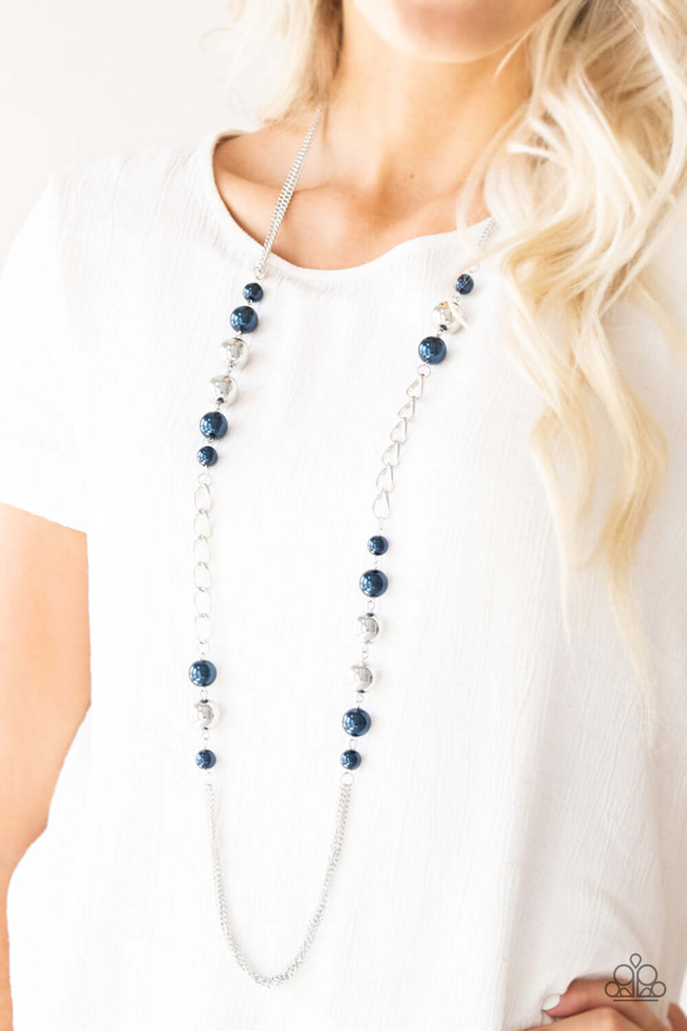Paparazzi Accessories ✽ Uptown Talker - Blue Necklace✽Flat Rate Ship $4.50✽ - Image #2