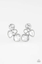 Load image into Gallery viewer, brought✽to✽you✽by✽blingflingbykat✽super-superstar-white-post earrings✽paparazzi-accessories
