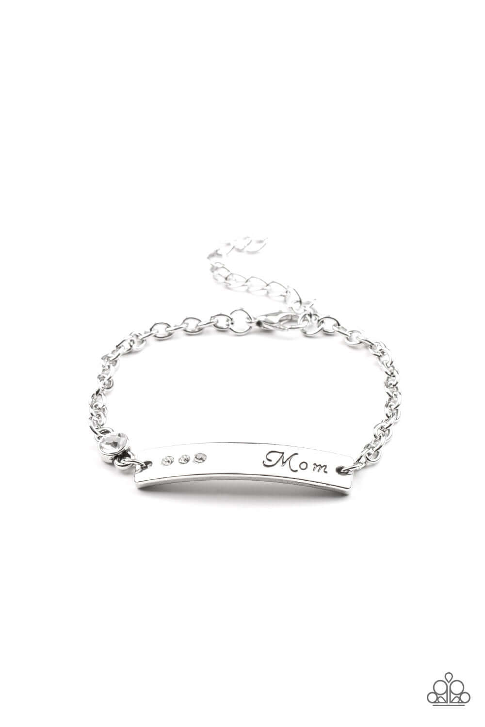 brought✽to✽you✽by✽blingflingbykat✽mom-always-knows-white-bracelet-paparazzi-accessories