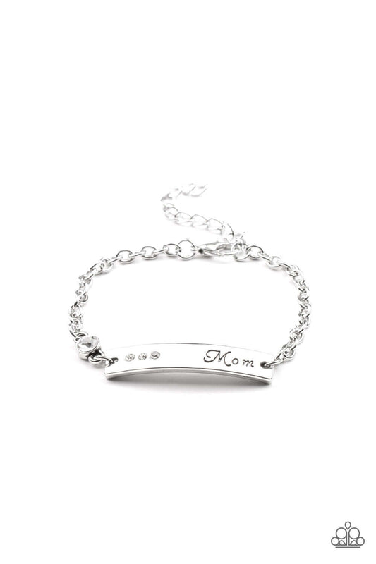 brought✽to✽you✽by✽blingflingbykat✽mom-always-knows-white-bracelet-paparazzi-accessories