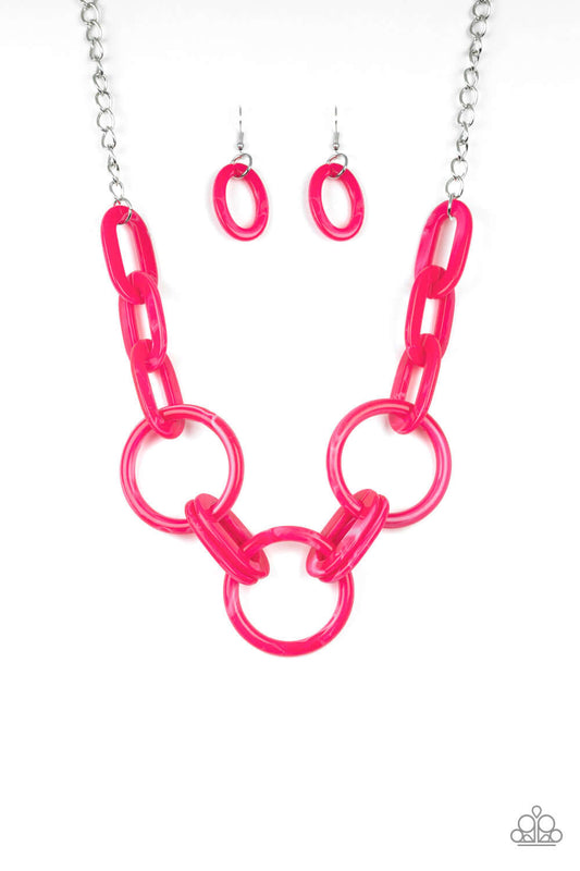 brought✽to✽you✽by✽blingflingbykat✽turn-up-the-heat-pink-necklace✽paparazzi-accessories