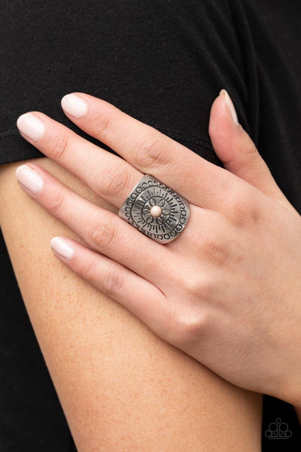 Paparazzi Accessories ❋Radiating Whimsy - Brown Ring❋ Flat Rate Ship $4.50❋ - Image #2