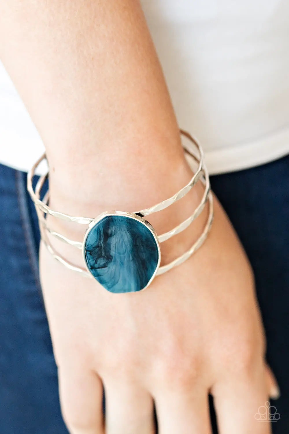 Paparazzi Accessories ✽ Canyon Dream - Blue Bracelet✽Flat Rate Ship $4.50✽ - Image #3
