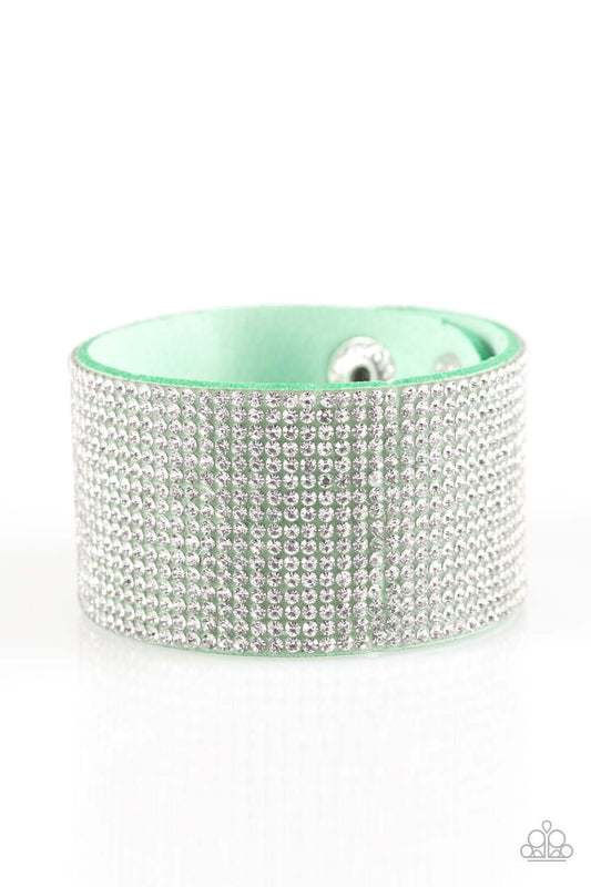 brought✽to✽you✽by✽blingflingbykat✽roll-with-the-punches-green-bracelet✽paparazzi-accessories