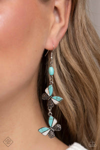 Paparazzi Accessories ❋Spirited Soar - Blue Earrings❋ Flat Rate Ship $4.50❋