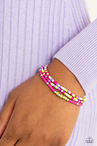 Paparazzi Accessories ❋Shoreline Sketch - Pink Bracelet❋ Flat Rate Ship $4.50❋
