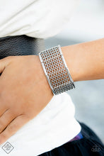Load image into Gallery viewer, Paparazzi Accessories ❋Camelot Couture - Silver Bracelet❋ Flat Rate Ship $4.50❋
