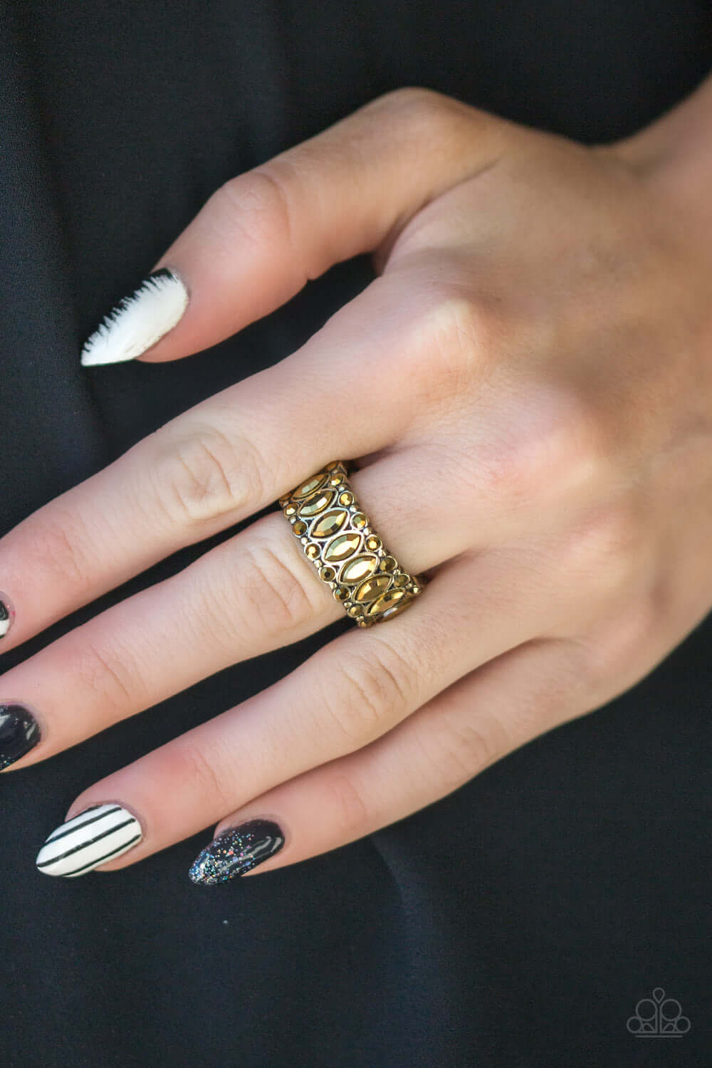 Paparazzi Accessories ✽ Radical Riches - Brass Ring✽Flat Rate Ship $4.50✽ - Image #2