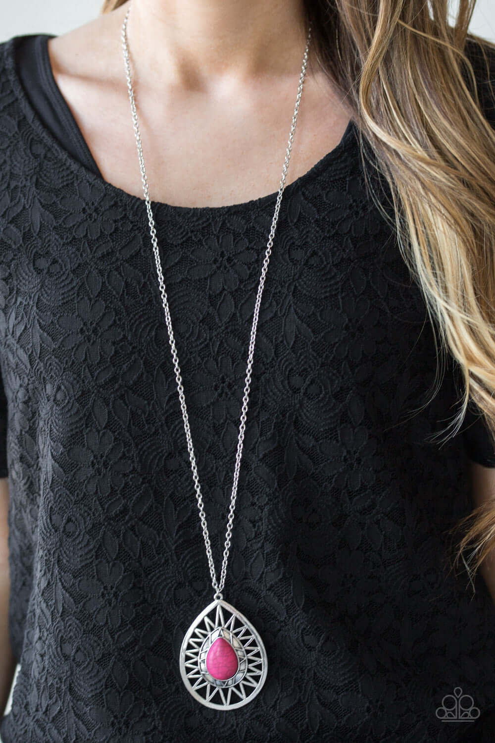 Paparazzi Accessories ✽ Summer Sunbeam - Pink Necklace✽Flat Rate Ship $4.50✽ - Image #2