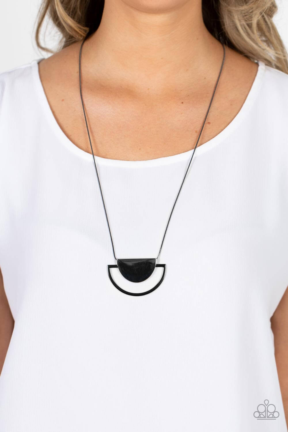 Paparazzi Accessories ❋Lunar Phases - Black Necklace❋ Flat Rate Ship $4.50❋ - Image #2