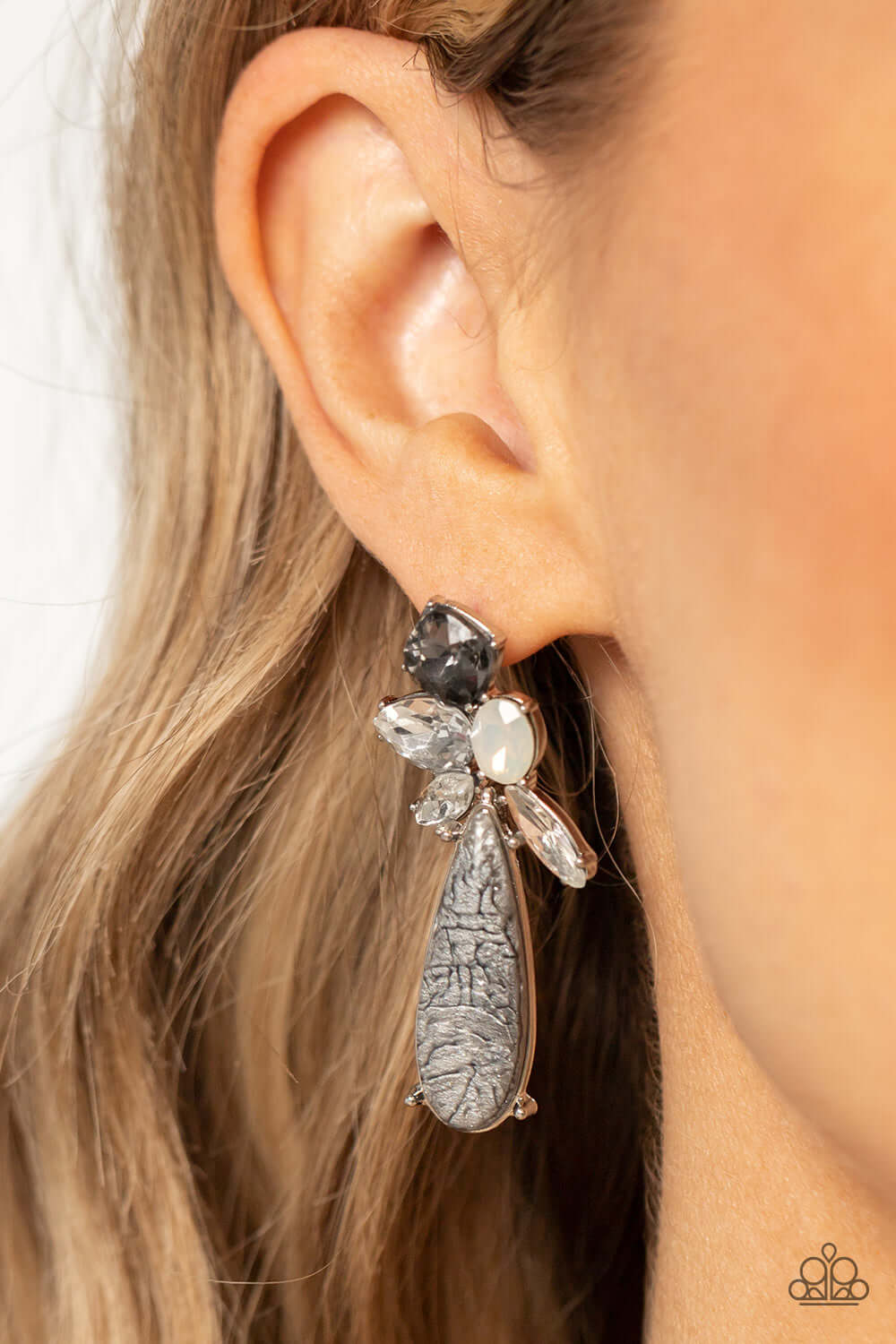 Paparazzi Accessories ❋DIY Dazzle - Silver Post Earrings❋ Flat Rate Ship $4.50❋ - Image #2